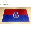 10th Mountain Division Flag 3*5ft (90cm*150cm) Polyester flag