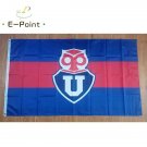 Chile Club Universidad de Chile Flag Blue Red Color 3ft*5ft (150cm*90cm)