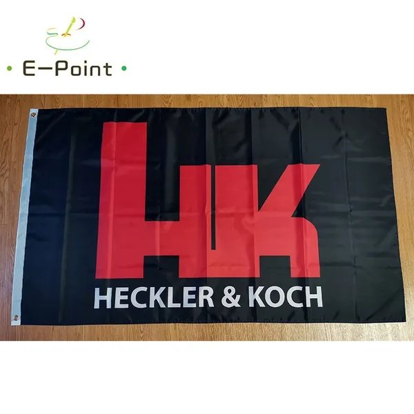 Heckler & Koch Gun HK Flag 3ft*5ft (90*150cm) Size