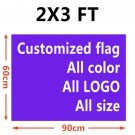 2 pieces Custom made flag 60*90cm (2ft*3ft) Size Polyester flag banner 2 pieces Custom made flag 60*90cm (2ft*3ft) Size Polyester flag banner