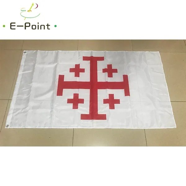 Jerusalem Cross Coasters Flag 3*5ft (90cm*150cm) Polyester flag