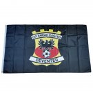 Flag of Netherlands Football Club Go Ahead Eagles Black 3*5ft (90cm*150cm) Polyester flags