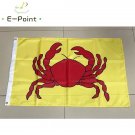 Crab Flag Sign Banner Seafood 3*5ft (90cm*150cm) Polyester flag