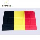 No.5 96cm*64cm size European Flag of Belgium Top Rings Polyester flag