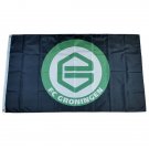 Flag of Netherlands Football Club FC Groningen Black 3*5ft (90cm*150cm) Polyester flags