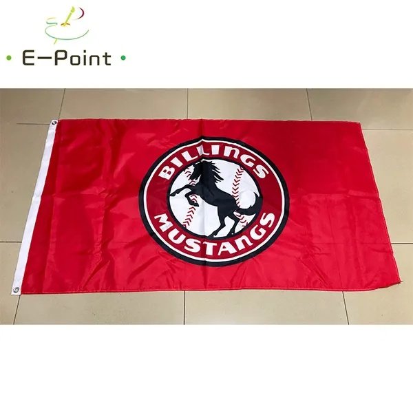 MiLB Billings Mustangs Flag 3*5ft (90cm*150cm) Polyester