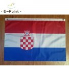 Historical War flag of Croatia 1941-1945 3*5ft (90cm*150cm) Polyester flag Festive