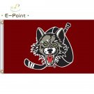 AHL Chicago Wolves Flag 3*5ft (90cm*150cm) Polyester