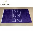 NCAA Northwestern Wildcats Flag 3*5ft (90cm*150cm) Polyester flag