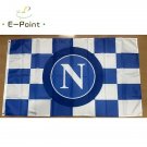 Italy Napoli FC Grid Flag 3*5ft (90cm*150cm) Polyester Serie A flag
