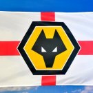 Wolves Football Club Flag 3x5ft Polyester Banner