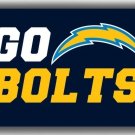 Custom Flag Football Team Memorable Flag 90x150cm 3x5ft Chargers Go Bolts Banner