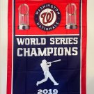 Washington Nationals World Series Championship Banner Flag Wall Art