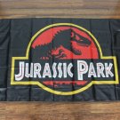 Jurassic Park Banner Flag 3x5ft Movie Film Dinosaur Logo Man Cave