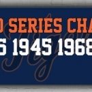 Detroit Baseball Team Souvenir Flag 2x8ft 60x240cm Tigers Champions Best Banner
