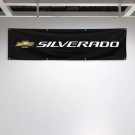 For Chevrolet Silverado Fans 2x8 ft Flag Birthday Gift Banner