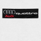 For Audi Quattro Car Enthusiast 2x8 ft Flag Racing Show Garage Man Cave Banner For Audi Quattro Car Enthusiast 2x8 ft Flag Racing Show Garage Man Cave Banner