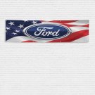 For Ford Car Truck Enthusiast 2x8 ft Flag Patriotic American USA Garage Banner For Ford Car Truck Enthusiast 2x8 ft Flag Patriotic American USA Garage Banner