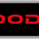 Dodge Black Banner Wall Decor Indoor Outdoor Banner 2x8ft 60x240cm