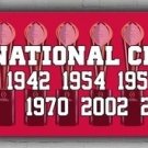 Ohio Football Team Memorable Banner 2x8ft 60x240c Buckeyes Champions