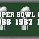 Custom Football Team Memorable Flag 2x8ft 60x240cm Packers Campions