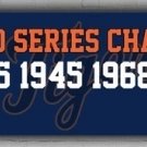 Detroit Baseball Team Souvenir Flag 2x8ft 60x240cm Tigers Champions
