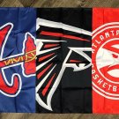 Atlanta Braves Falcons Hawks Flag 3x5 ft Sports Banner Man-Cave Garage Atlanta Braves Falcons Hawks Flag 3x5 ft Sports Banner Man-Cave Garage