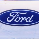 Ford Racing White Flag 3X5 Ft Polyester Banner USA 90x150cm Ford Racing White Flag 3X5 Ft Polyester Banner USA 90x150cm
