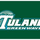 Tulane Green Wave Flag 3X5ft Banner Polyester with 2 Brass Grommets Tulane Green Wave Flag 3X5ft Banner Polyester with 2 Brass Grommets