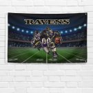 For Baltimore Ravens Football Fans 3x5 ft Mascot Flag Gift Banner For Baltimore Ravens Football Fans 3x5 ft Mascot Flag Gift Banner