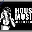 House Music Memorable flag 90x150cm 3x5ft Club music Life Flag House Music Memorable flag 90x150cm 3x5ft Club music Life Flag