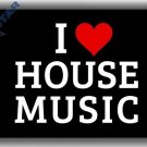 I love House Music Memorable flag 90x150cm 3x5ft Club music & Flag I love House Music Memorable flag 90x150cm 3x5ft Club music & Flag