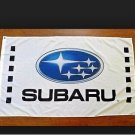 Subaru White Car Flag 3X5 Ft Polyester Banner USA Subaru White Car Flag 3X5 Ft Polyester Banner USA