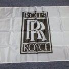 Rolls Royce Car White Flag 3X5 Ft Polyester Banner USA