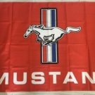 Ford Mustang Red Flag 3X5 Ft Polyester Banner USA Ford Mustang Red Flag 3X5 Ft Polyester Banner USA