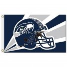 Seattle Seahawks Flag 3x5ft Banner Polyester American Football seahawks025 Seattle Seahawks Flag 3x5ft Banner Polyester American Football seahawks025