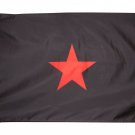 Large 3x5FT EZLN Flag Zapatista Army National Liberation Zapata Mexico Red Star Large 3x5FT EZLN Flag Zapatista Army National Liberation Zapata Mexico Red Star