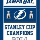 Tampa Bay Lightning 2004 Champion Flag 3X5Ft Polyester Digital Print Banner USA Tampa Bay Lightning 2004 Champion Flag 3X5Ft Polyester Digital Print Banner USA