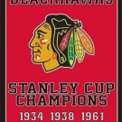 Chicago Blackhawks Champions Vertical Red Flag 3X5Ft Polyester Digital Print Ban Chicago Blackhawks Champions Vertical Red Flag 3X5Ft Polyester Digital Print Ban