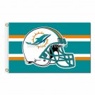 Miami Dolphins Flag 3x5ft Banner Polyester American Football dolphins002 Miami Dolphins Flag 3x5ft Banner Polyester American Football dolphins002