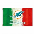 Miami Dolphins Flag 3x5ft Banner Polyester American Football dolphins009