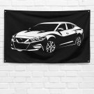 For Nissan Maxima 3.5 SL 2017 Enthusiast 3x5 ft Flag Dad Birthday Gift Banner For Nissan Maxima 3.5 SL 2017 Enthusiast 3x5 ft Flag Dad Birthday Gift Banner