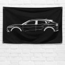 For Ford Mustang 2022 Mach E Enthusiast 3x5 ft Flag Dad Grandpa Gift Banner For Ford Mustang 2022 Mach E Enthusiast 3x5 ft Flag Dad Grandpa Gift Banner