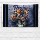 Los Angeles Rams 3x5 ft Flag Football Champions Wall Decor Banner Los Angeles Rams 3x5 ft Flag Football Champions Wall Decor Banner