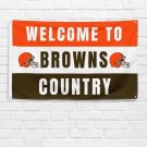 For Cleveland Football Fans 3x5 ft Flag Gift Welcome Banner For Cleveland Football Fans 3x5 ft Flag Gift Welcome Banner