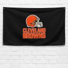 For Cleveland Football Fans 3x5 ft Black Flag Gift Banner For Cleveland Football Fans 3x5 ft Black Flag Gift Banner