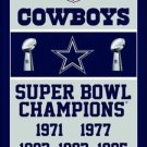 Dallas Cowboys Champions Flag 3X5 Ft Polyester Banner USA 90x150cm Dallas Cowboys Champions Flag 3X5 Ft Polyester Banner USA 90x150cm