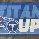 Tennessee Titans "Titan Up" Flag 3x5 ft Sports Banner Man-Cave Garage Tennessee Titans "Titan Up" Flag 3x5 ft Sports Banner Man-Cave Garage
