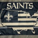 New Orleans Saints Flag 3x5 ft Sports Football State Banner Man-Cave Garage New Orleans Saints Flag 3x5 ft Sports Football State Banner Man-Cave Garage