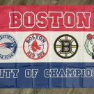 New England Patriots Boston Celtics Red Sox Bruins Flag 3x5 ft Banner Man-Cave B New England Patriots Boston Celtics Red Sox Bruins Flag 3x5 ft Banner Man-Cave B